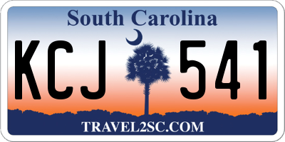 SC license plate KCJ541