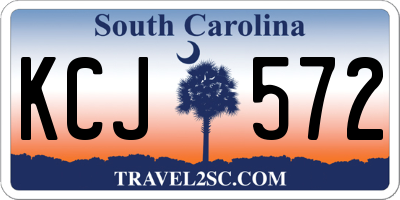 SC license plate KCJ572
