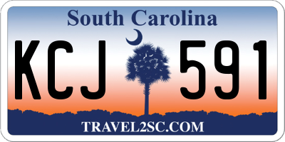 SC license plate KCJ591