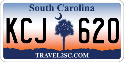SC license plate KCJ620