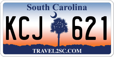 SC license plate KCJ621