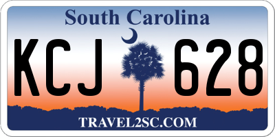 SC license plate KCJ628
