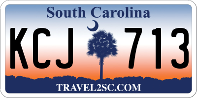 SC license plate KCJ713