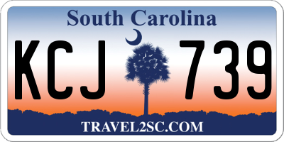 SC license plate KCJ739
