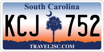SC license plate KCJ752