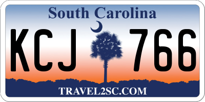 SC license plate KCJ766