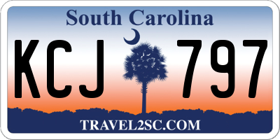 SC license plate KCJ797