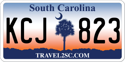 SC license plate KCJ823