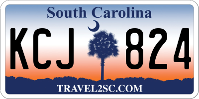 SC license plate KCJ824