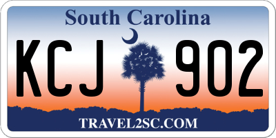 SC license plate KCJ902