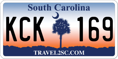SC license plate KCK169