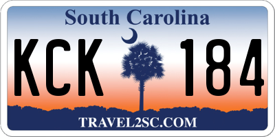 SC license plate KCK184