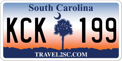SC license plate KCK199