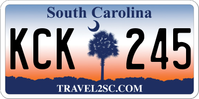 SC license plate KCK245