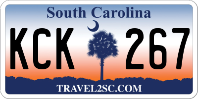 SC license plate KCK267
