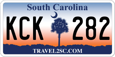 SC license plate KCK282