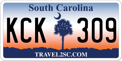 SC license plate KCK309