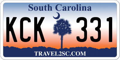 SC license plate KCK331