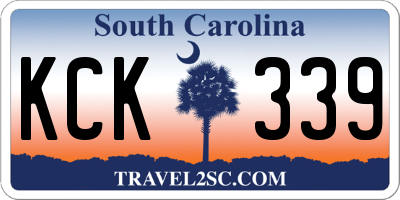 SC license plate KCK339