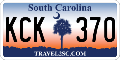 SC license plate KCK370