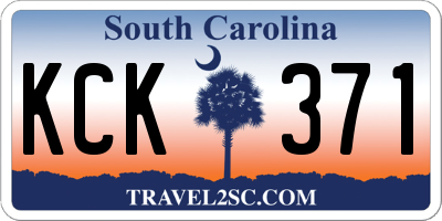 SC license plate KCK371