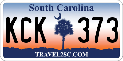 SC license plate KCK373