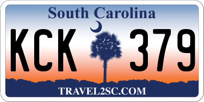 SC license plate KCK379