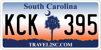 SC license plate KCK395