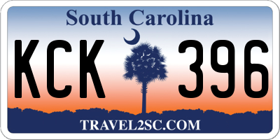SC license plate KCK396