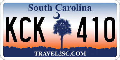 SC license plate KCK410