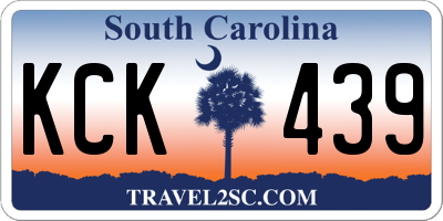 SC license plate KCK439