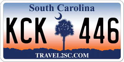 SC license plate KCK446