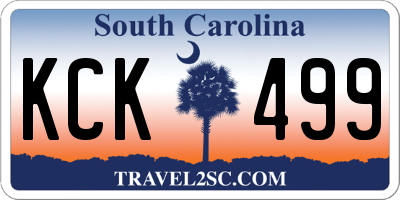 SC license plate KCK499