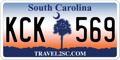 SC license plate KCK569