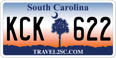 SC license plate KCK622