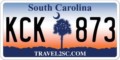 SC license plate KCK873
