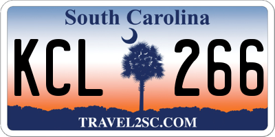 SC license plate KCL266