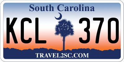 SC license plate KCL370