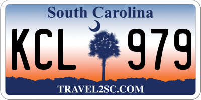 SC license plate KCL979