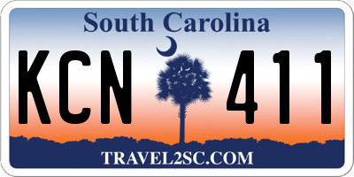 SC license plate KCN411