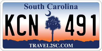 SC license plate KCN491