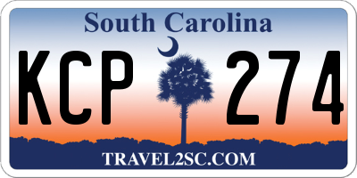 SC license plate KCP274