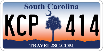 SC license plate KCP414