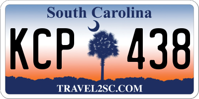 SC license plate KCP438