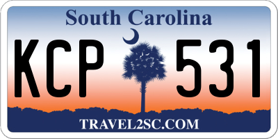 SC license plate KCP531