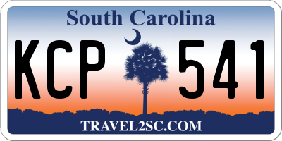 SC license plate KCP541