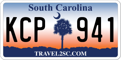 SC license plate KCP941