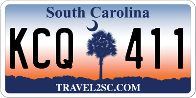 SC license plate KCQ411