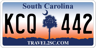 SC license plate KCQ442