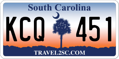 SC license plate KCQ451